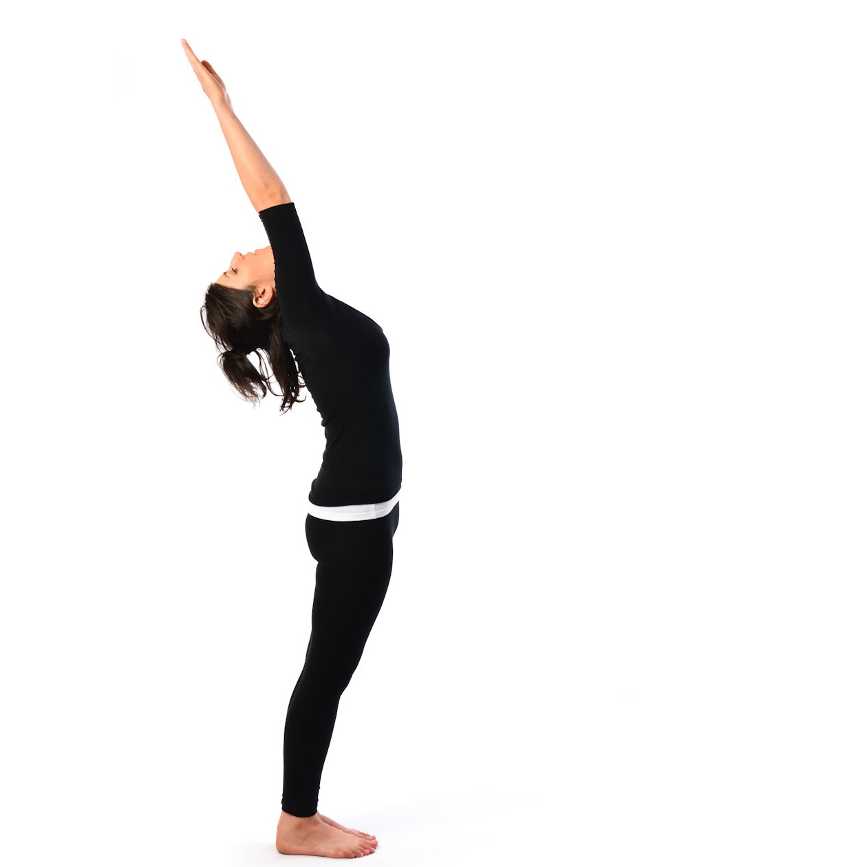 Hasta Uttanasana (Raised Arms Pose) - Inhale